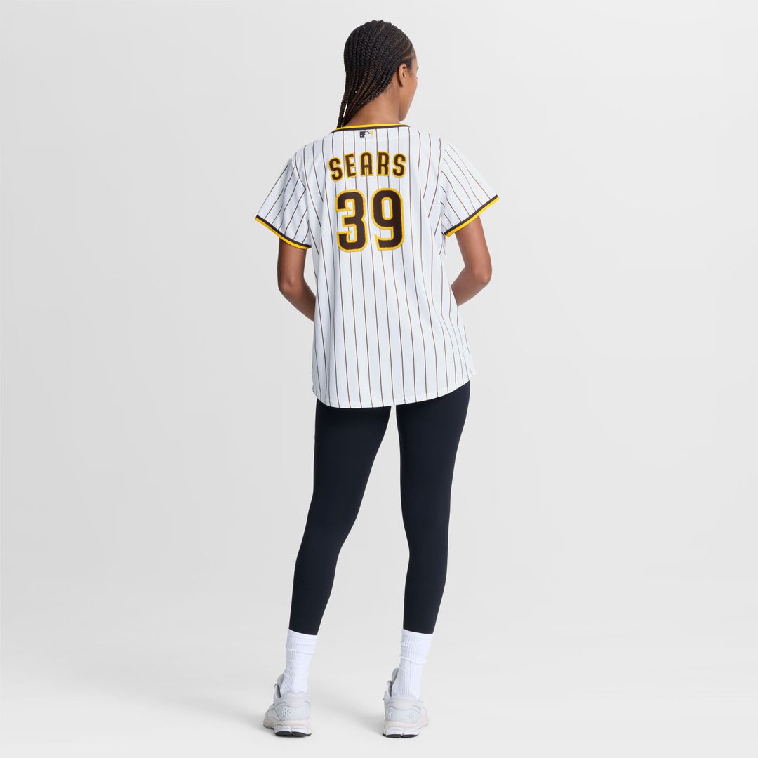 JP Sears San Diego Padres Women's Home Replica Jersey - White
