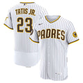 Fernando Tatis Jr. San Diego Padres Home Authentic Sponsor Patch Jersey - White
