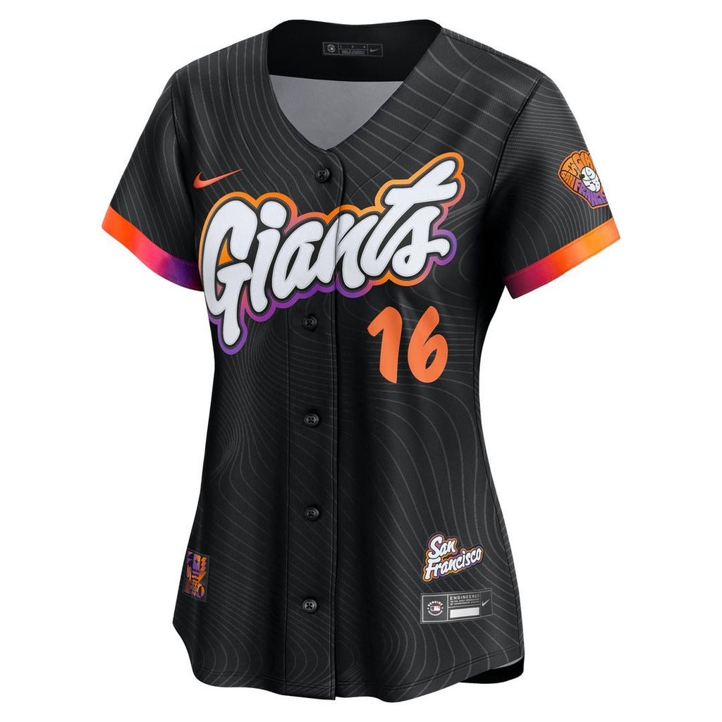 Rafael Devers San Francisco Giants Women's 2025 City Connect Limited Player Jersey - Black