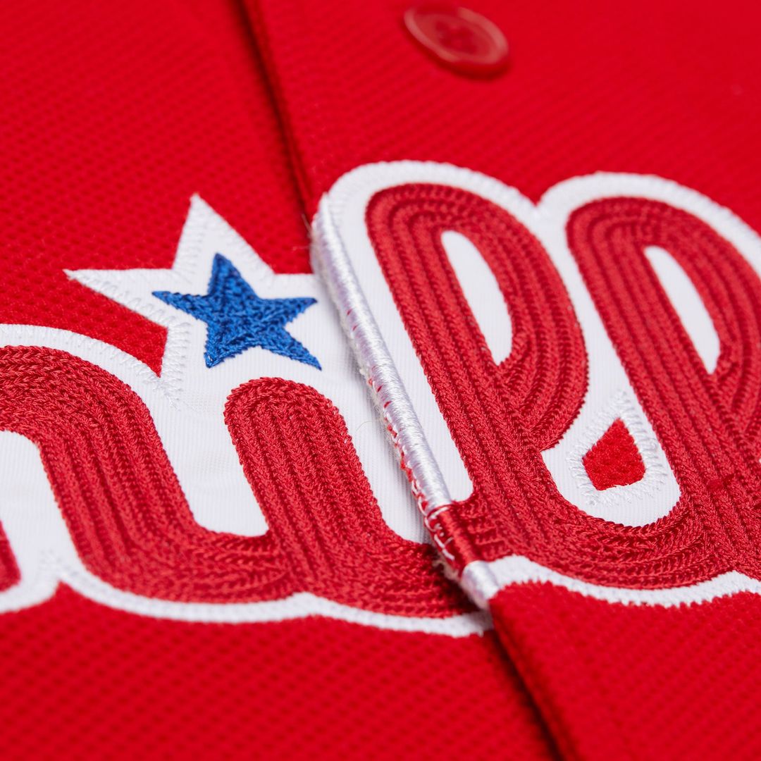 Ryan Howard Philadelphia Phillies Big & Tall Cooperstown Mesh Batting Practice Jersey - Red