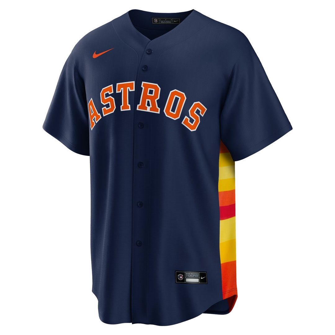 Jose Altuve Houston Astros Alternate 2 Replica Jersey - Navy