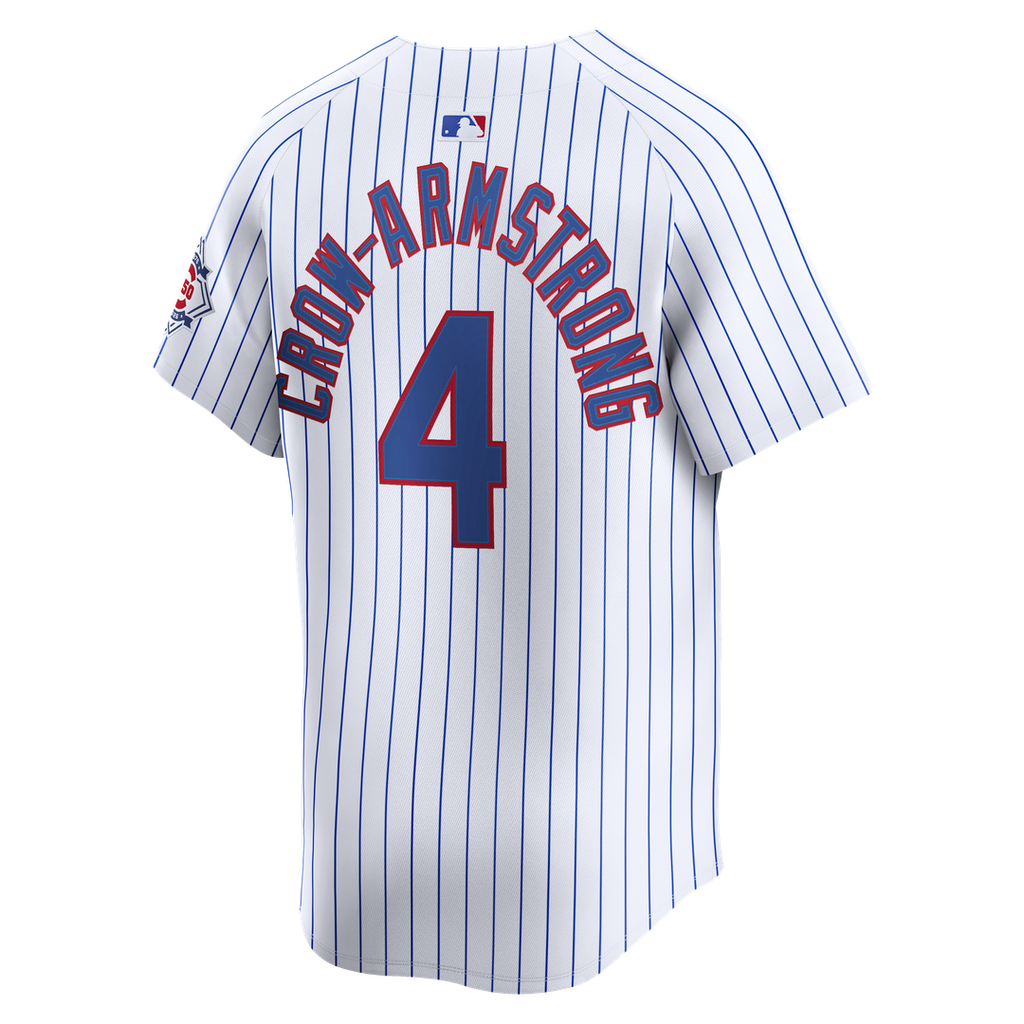 Pete Crow - Armstrong Chicago Cubs 150th Anniversary Limited Jersey - White