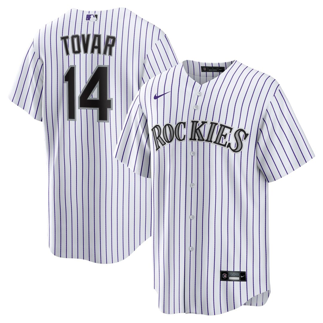 Ezequiel Tovar Colorado Rockies Home Replica Jersey - White