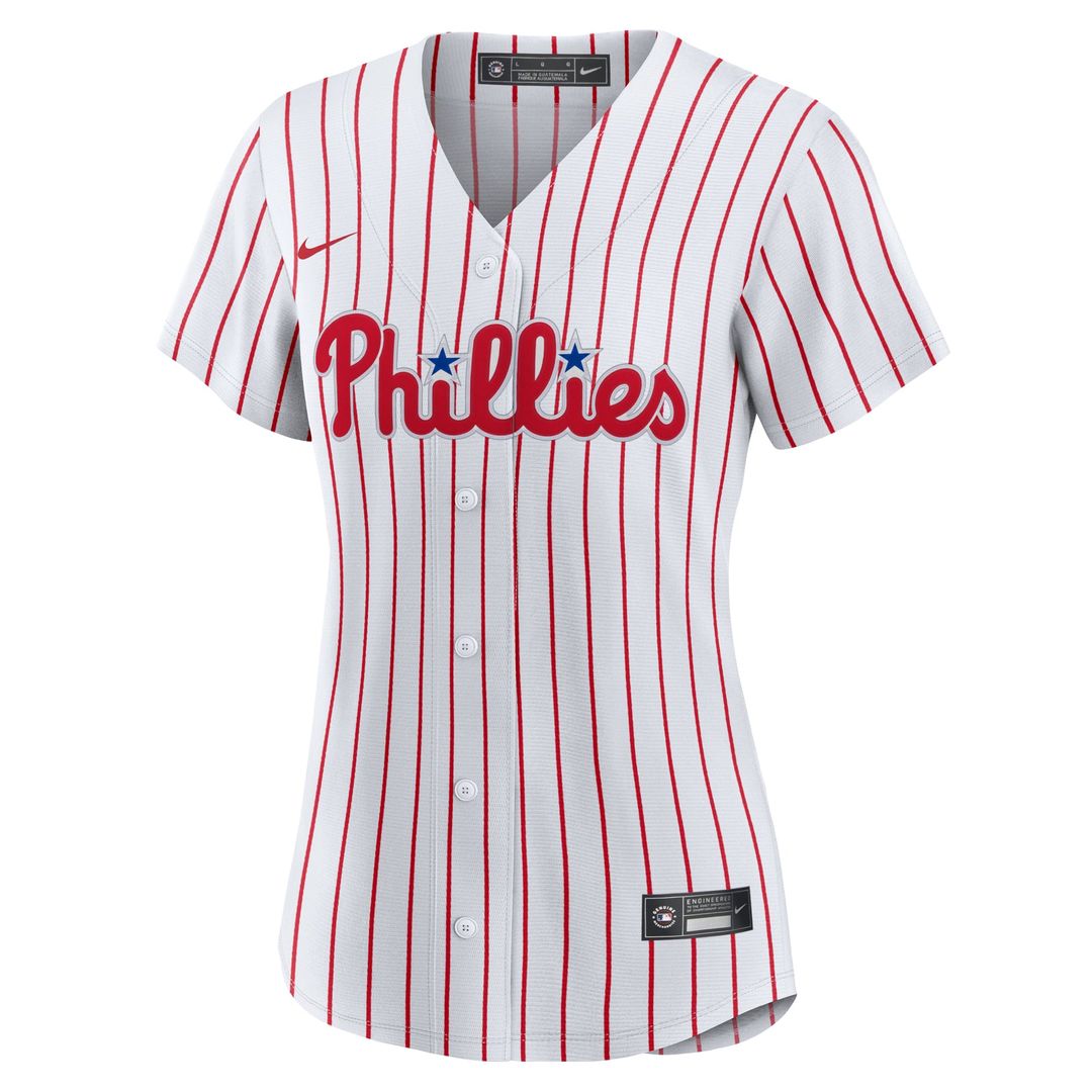 Philadelphia Phillies Women's #1 Mom Home Replica Jersey - White