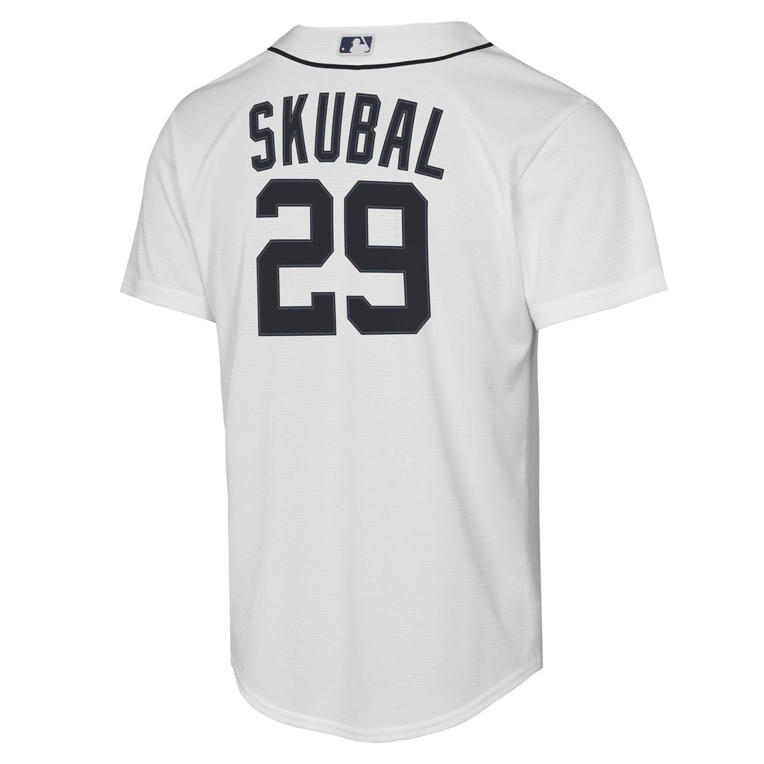 Tarik Skubal Detroit Tigers Youth Home Replica Player Jersey - White