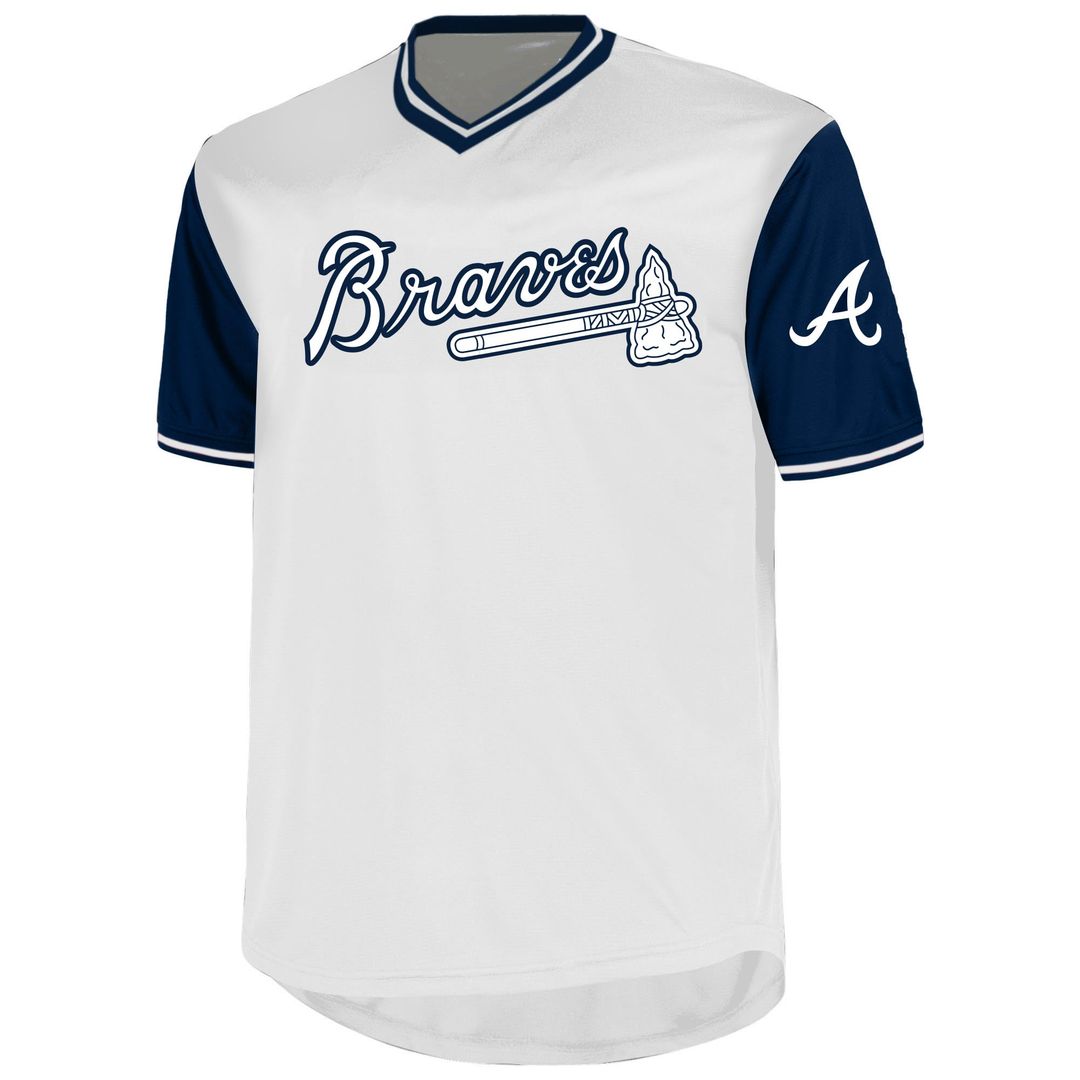 Ronald Acuña Jr. Atlanta Braves Profile Big & Tall Name & Number Jersey - White
