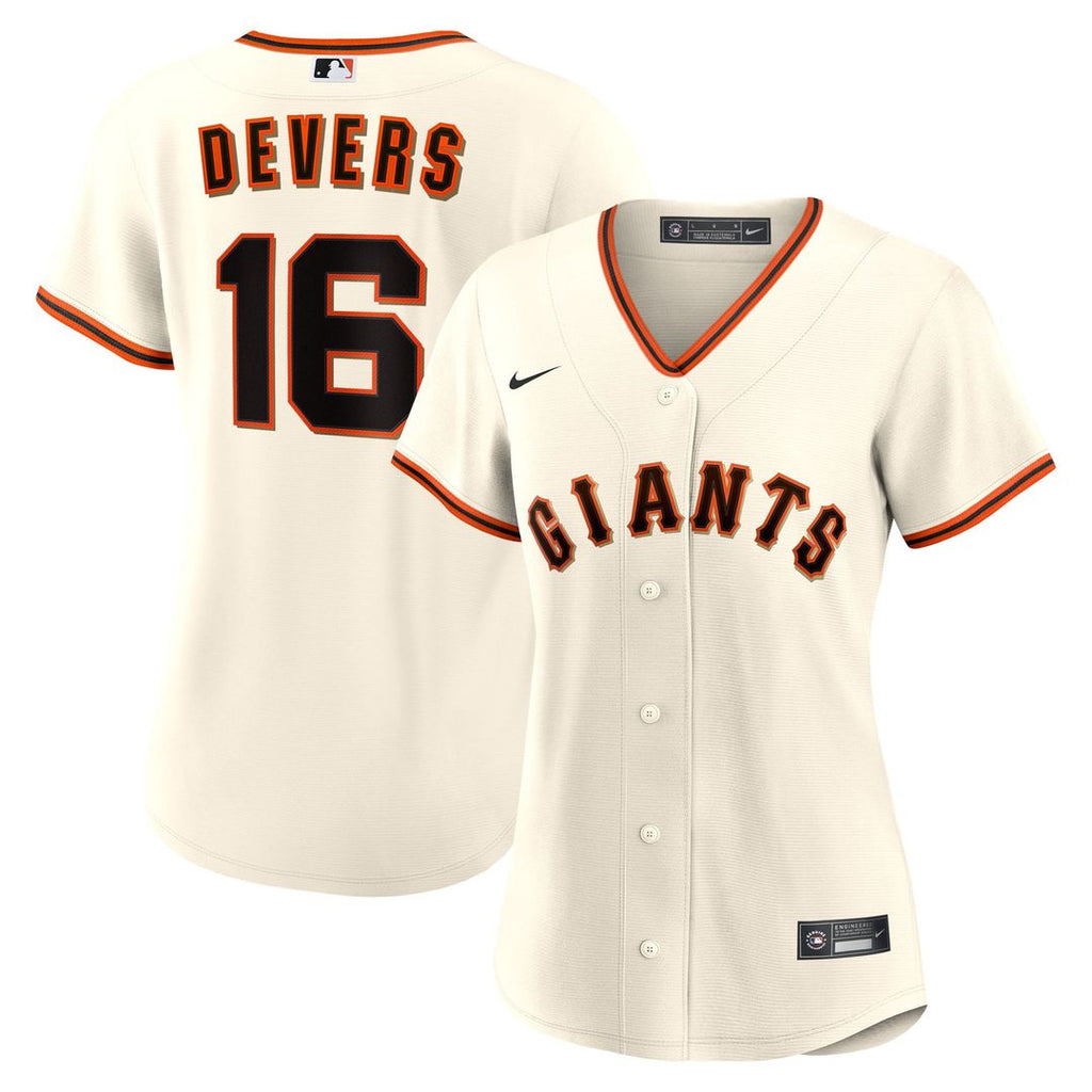 Rafael Devers San Francisco Giants Women's Home Replica Jersey - White