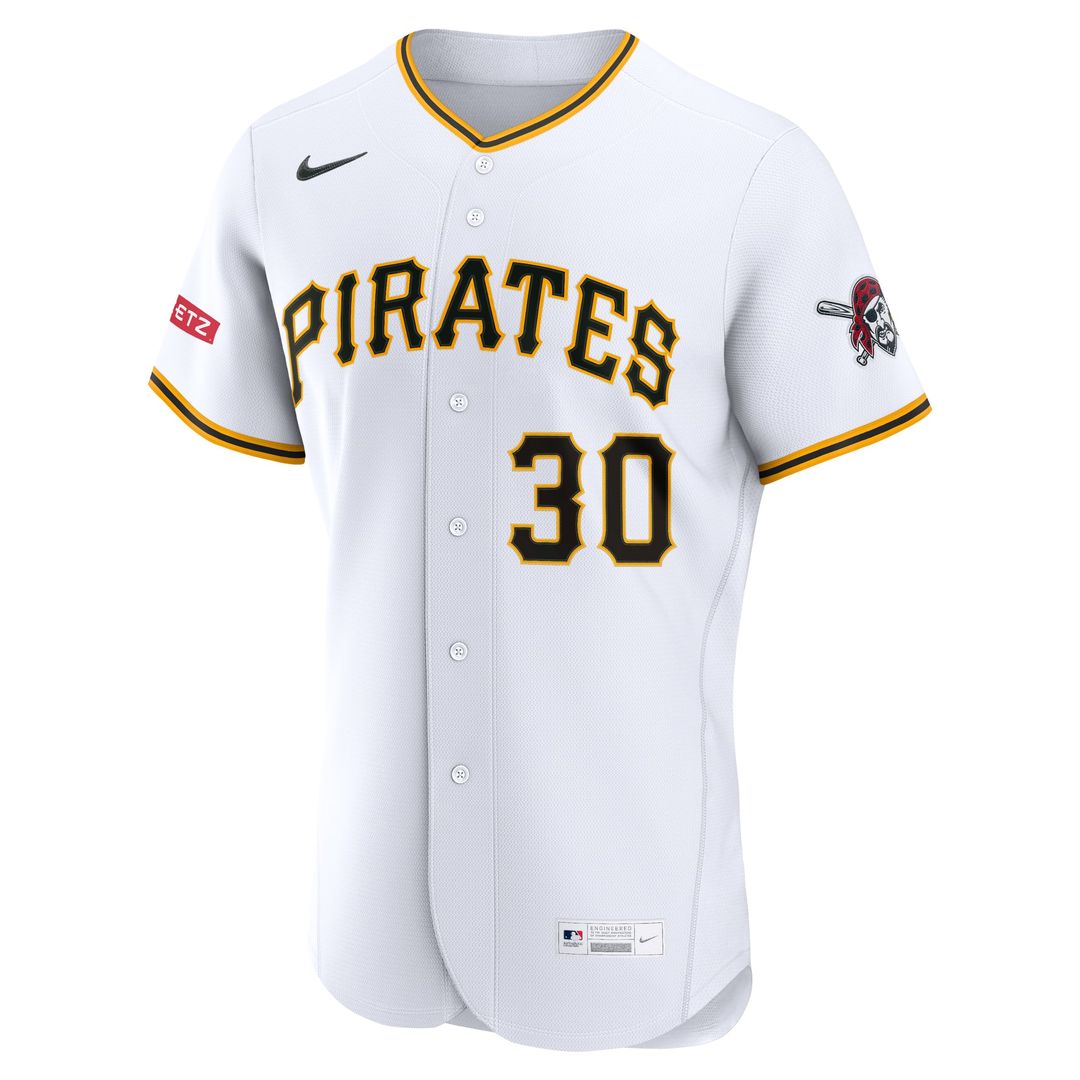 Paul Skenes Pittsburgh Pirates Home Authentic Sponsor Patch Jersey - White