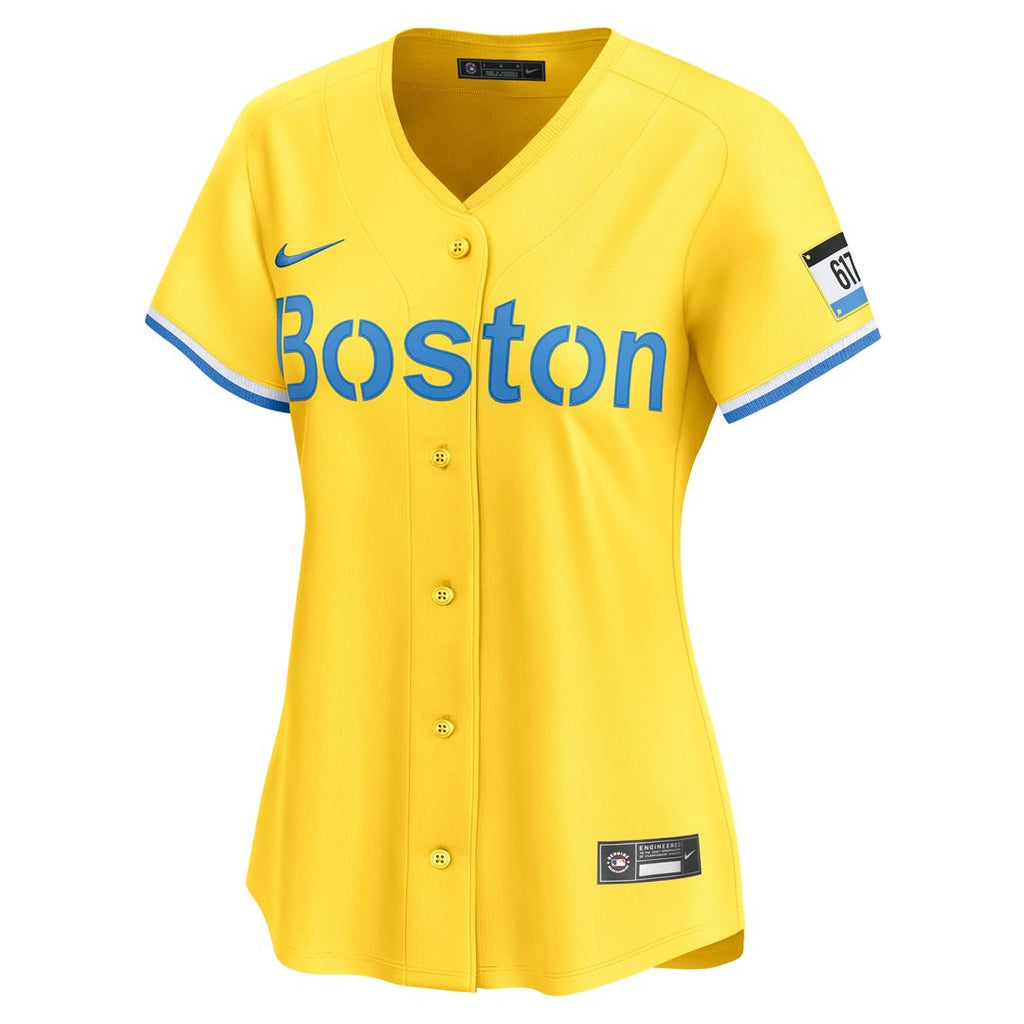 David Ortiz Boston Red Sox Women's City Connect Limited Jersey - Gold
