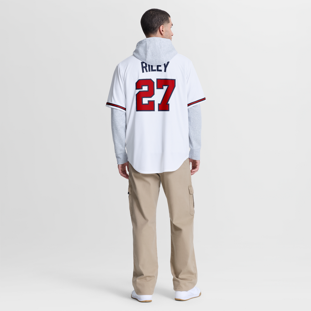 Austin Riley Atlanta Braves Home Replica Jersey - White