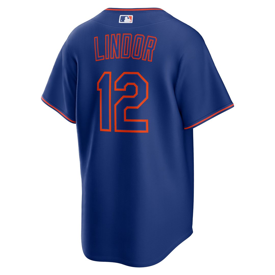 Francisco Lindor New York Mets Road Replica Jersey - Gray