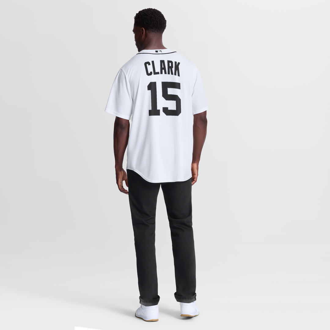 Max Clark Detroit Tigers Home Replica Jersey - White