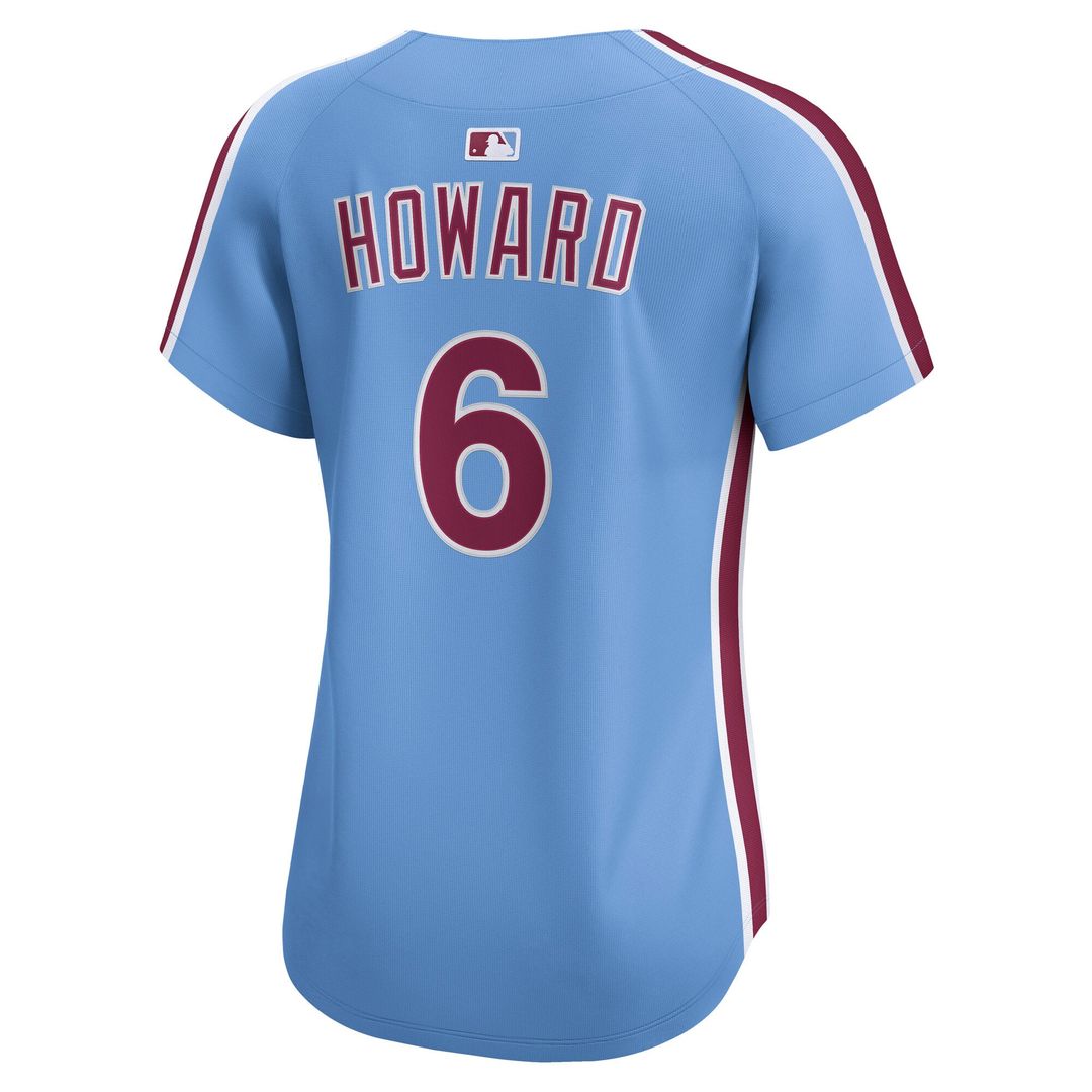 Ryan Howard Philadelphia Phillies Women's Alternate 2 Limited Jersey - Cream