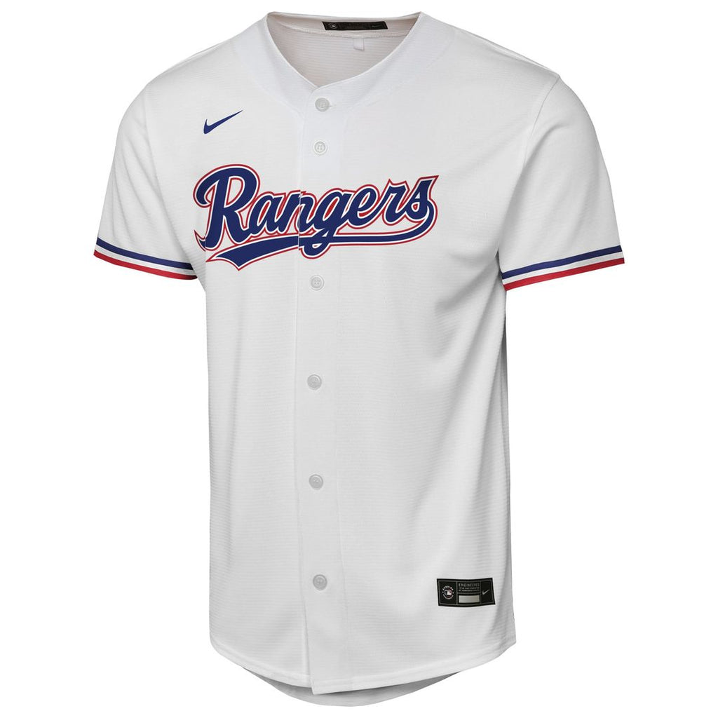 Texas Rangers Youth Home Replica Jersey - White