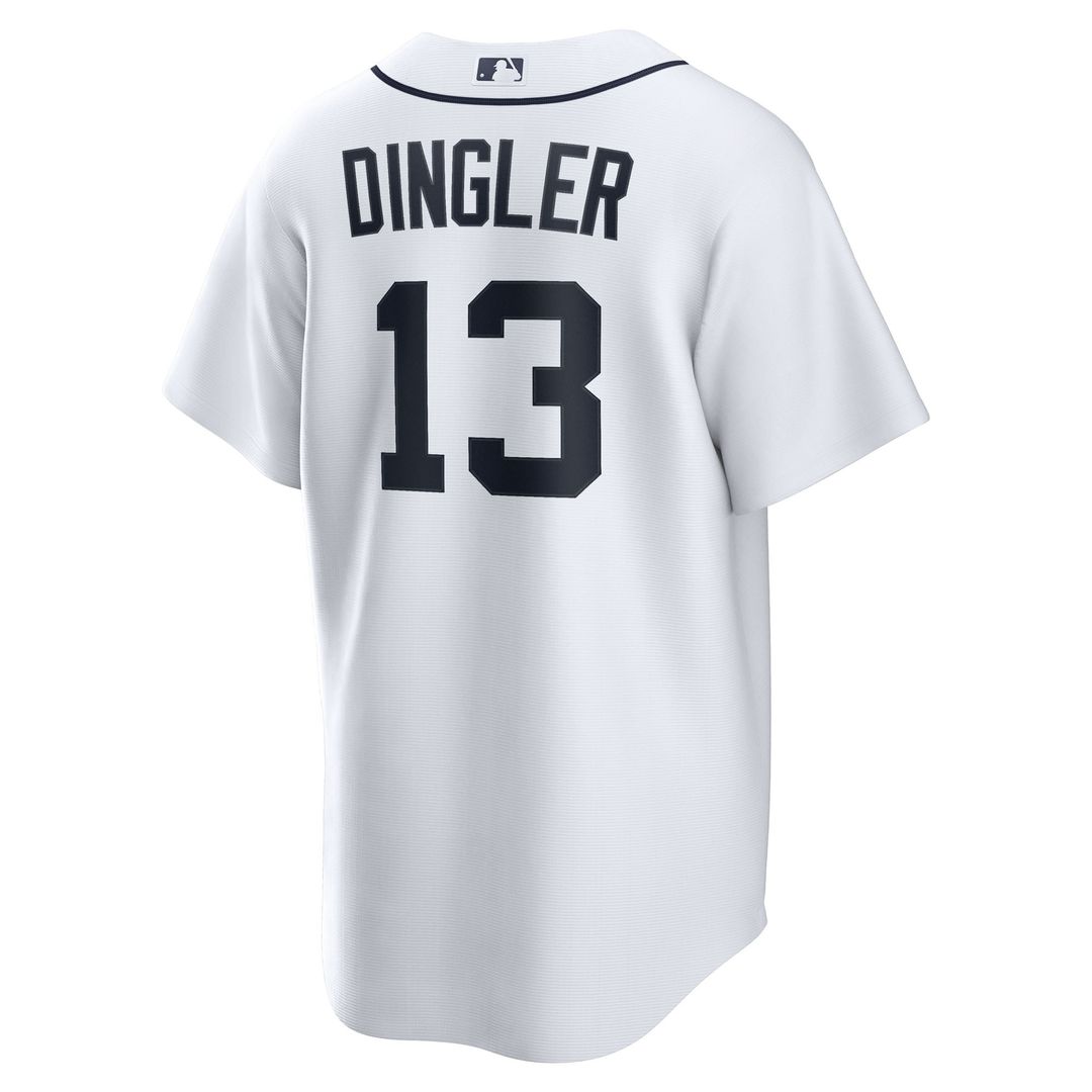 Dillon Dingler Detroit Tigers Home Replica Jersey - White