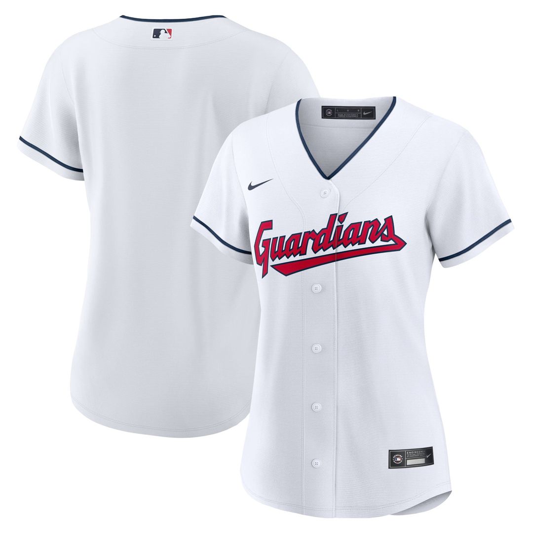 Women's Cleveland Guardians Home Replica Team Jersey - White