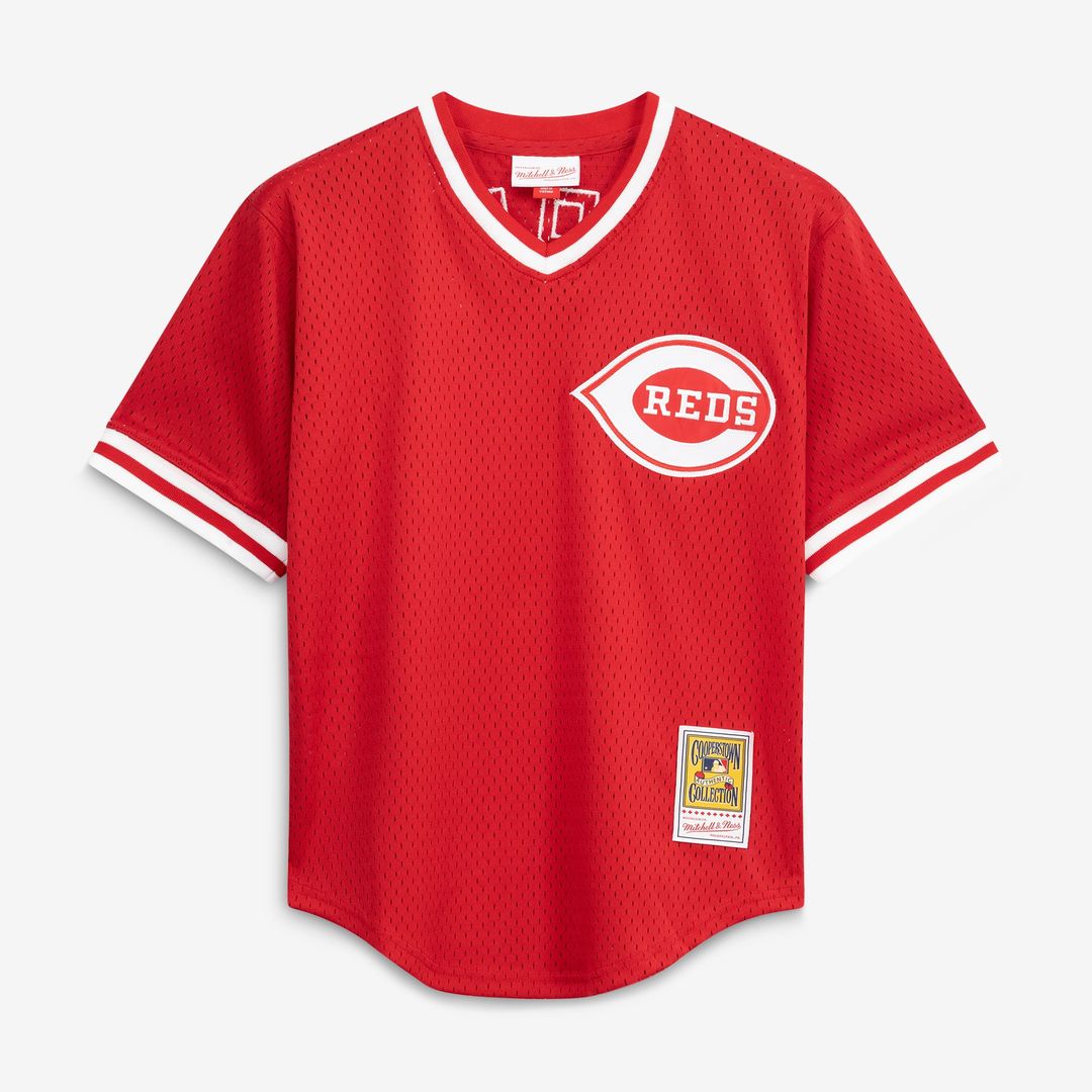 Barry Larkin Cincinnati Reds Authentic Batting Practice Jersey - Red