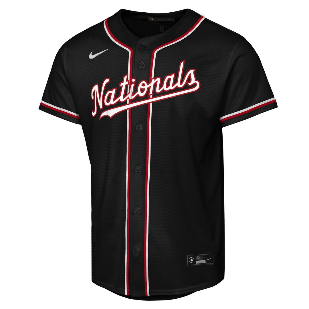 James Wood Washington Nationals Youth Fashion Replica Player Jersey - Black
