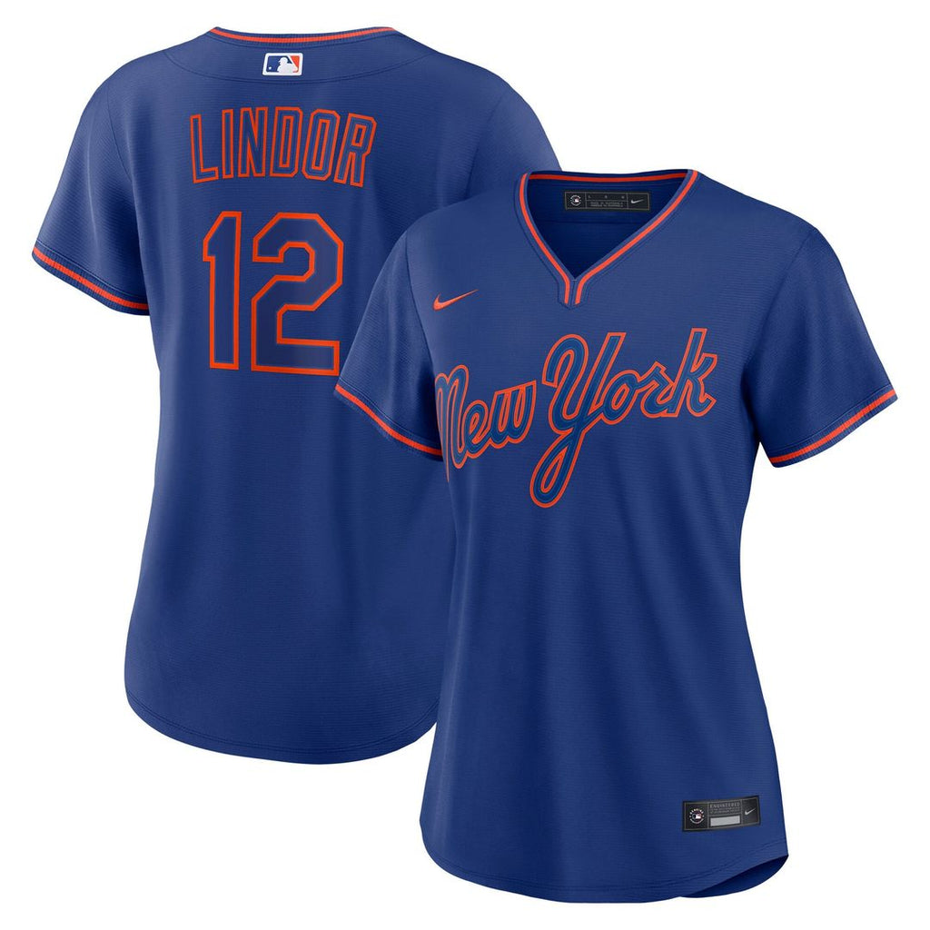 Francisco Lindor New York Mets Women's Alternate Replica Jersey - Royal
