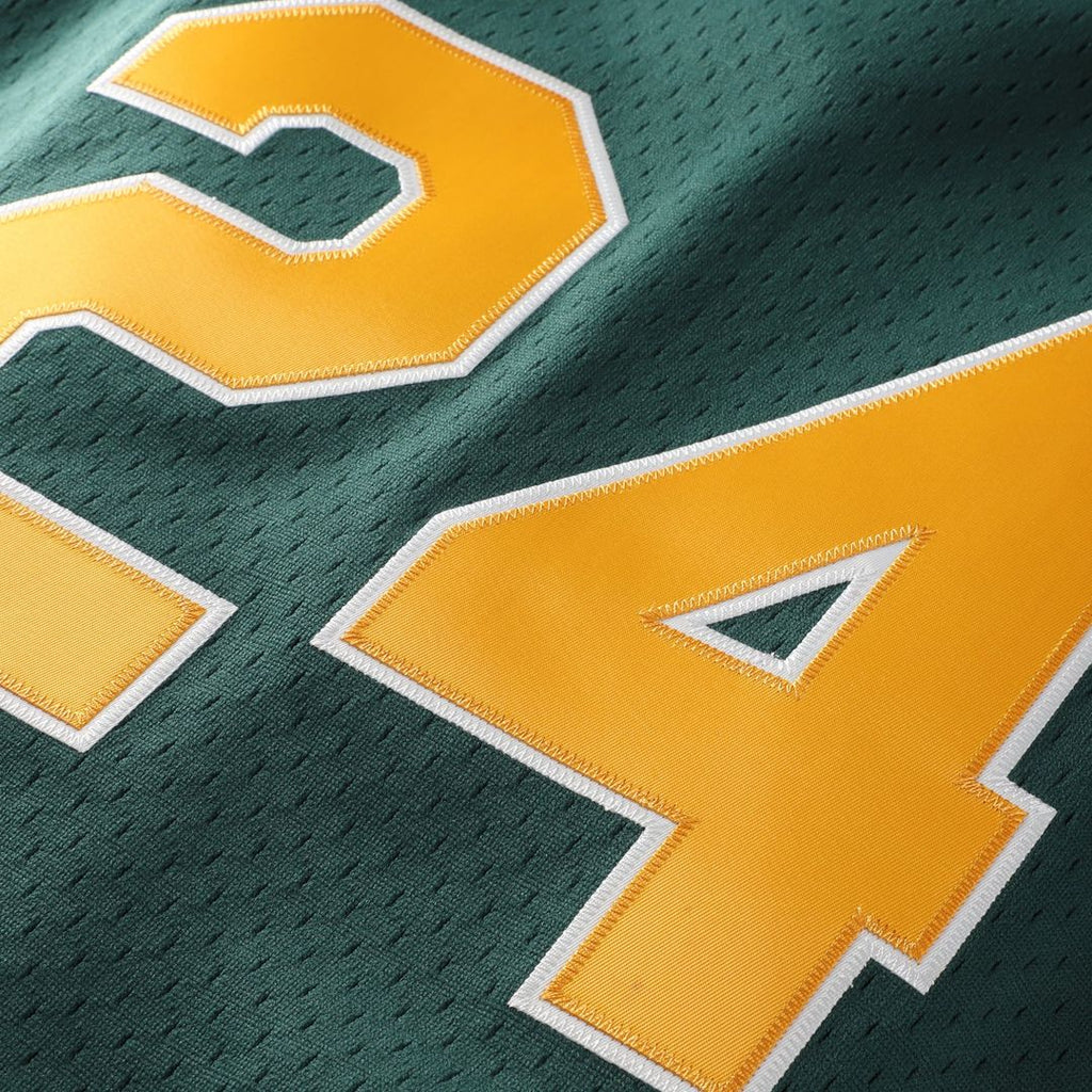 Rickey Henderson Athletics Authentic Batting Practice Jersey - Green