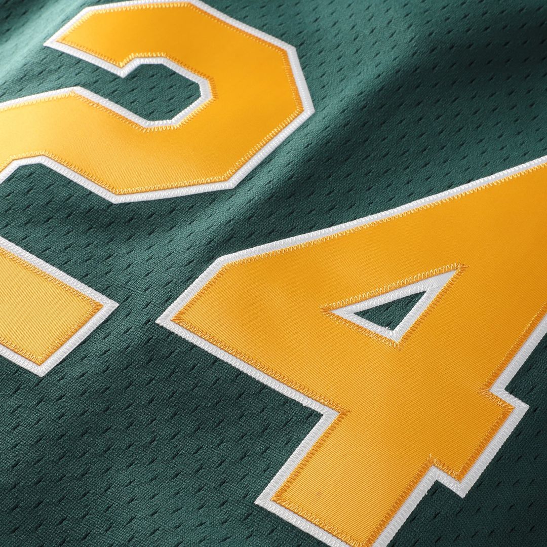Rickey Henderson Athletics Authentic Batting Practice Jersey - Green