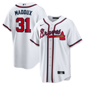 Greg Maddux Atlanta Braves Home Retired Player Replica Jersey - White