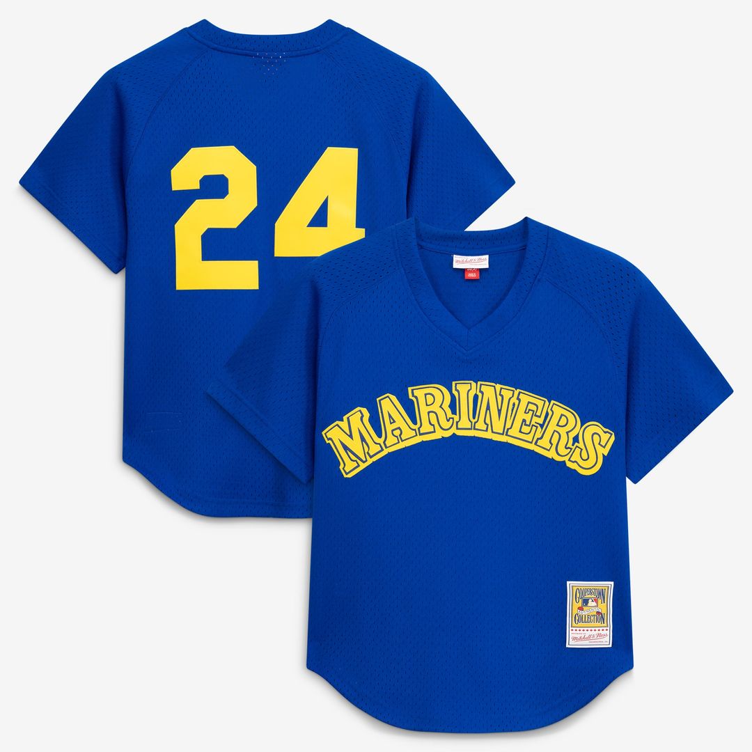 Ken Griffey Jr. Seattle Mariners Authentic Batting Practice Jersey - Royal