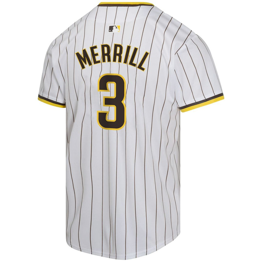 Jackson Merrill San Diego Padres Youth Home Player Game Jersey - White