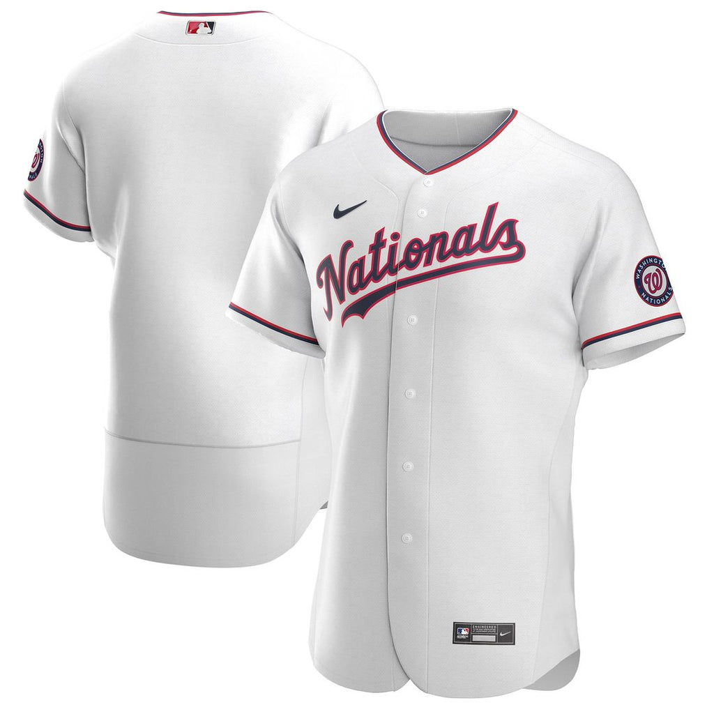 Washington Nationals Alternate Authentic Team Jersey - White