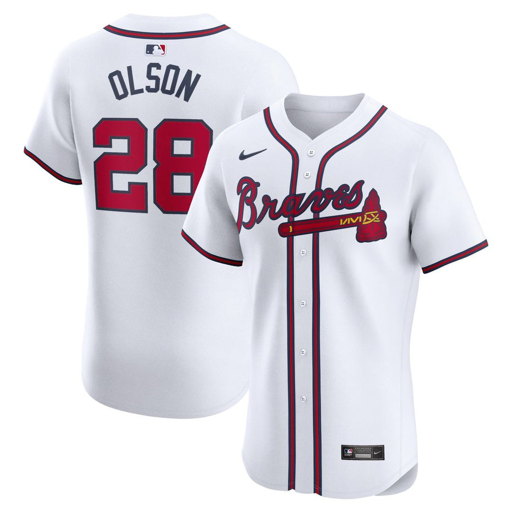 Matt Olson Atlanta Braves Home Elite Player Jersey - White
