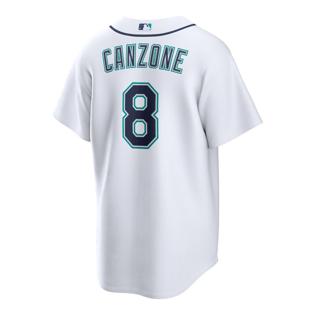 Dominic Canzone Seattle Mariners Home Replica Jersey - White
