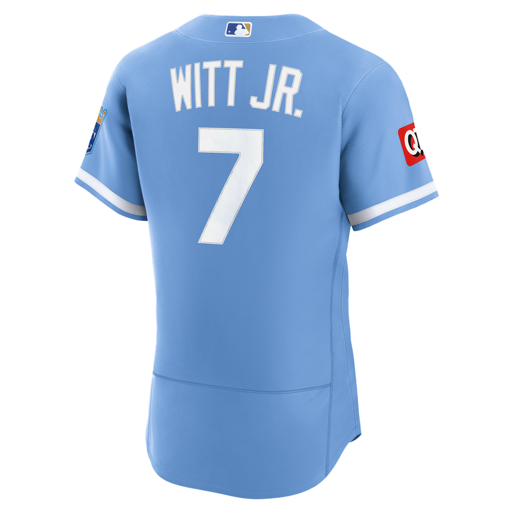 Bobby Witt Jr. Kansas City Royals Home Authentic Sponsor Patch Jersey - White