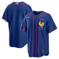 France National Team x MLB Stadium Replica Jersey - Blue