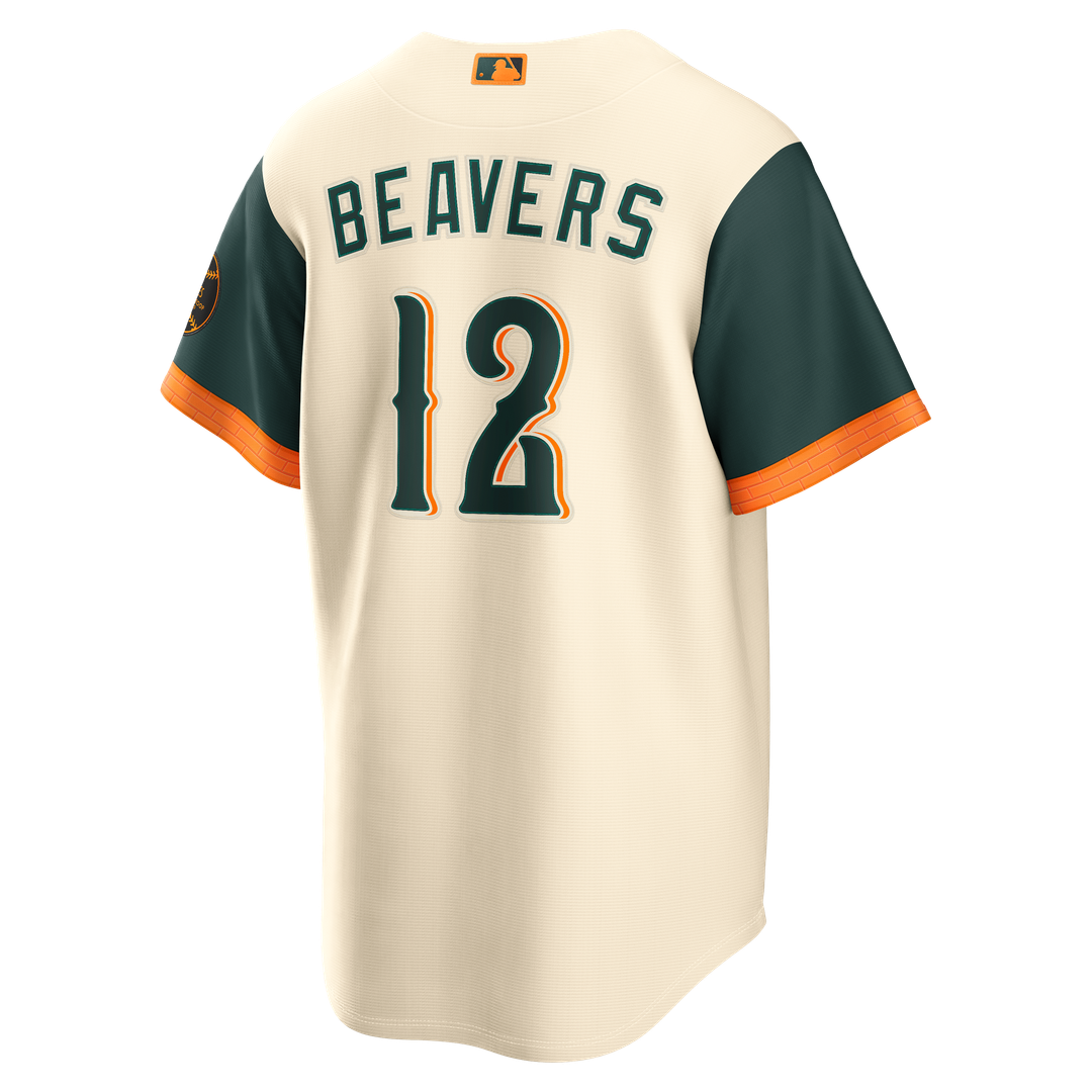 Dylan Beavers Baltimore Orioles 2026 City Connect Stadium Jersey - Cream