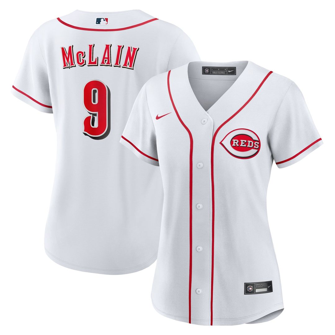 Matt McLain Cincinnati Reds Women's Home Replica Jersey - White