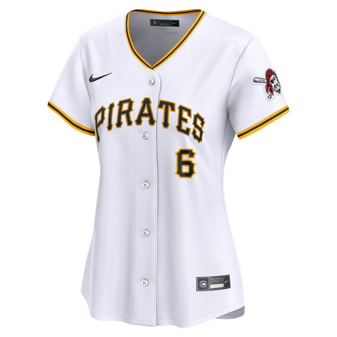 Konnor Griffin Pittsburgh Pirates Women's Home Limited Jersey - White