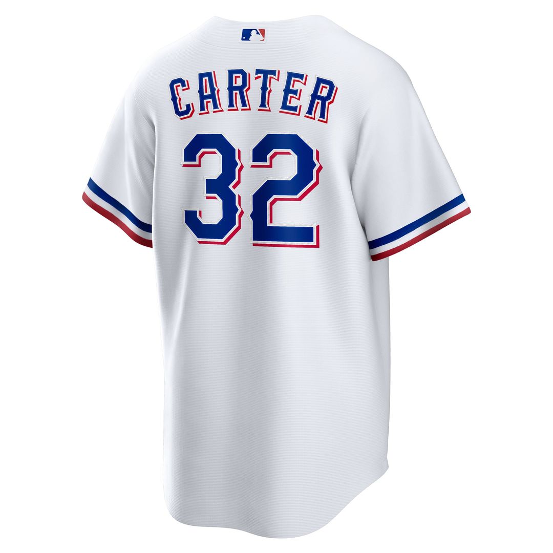 Evan Carter Texas Rangers Home Replica Jersey - White