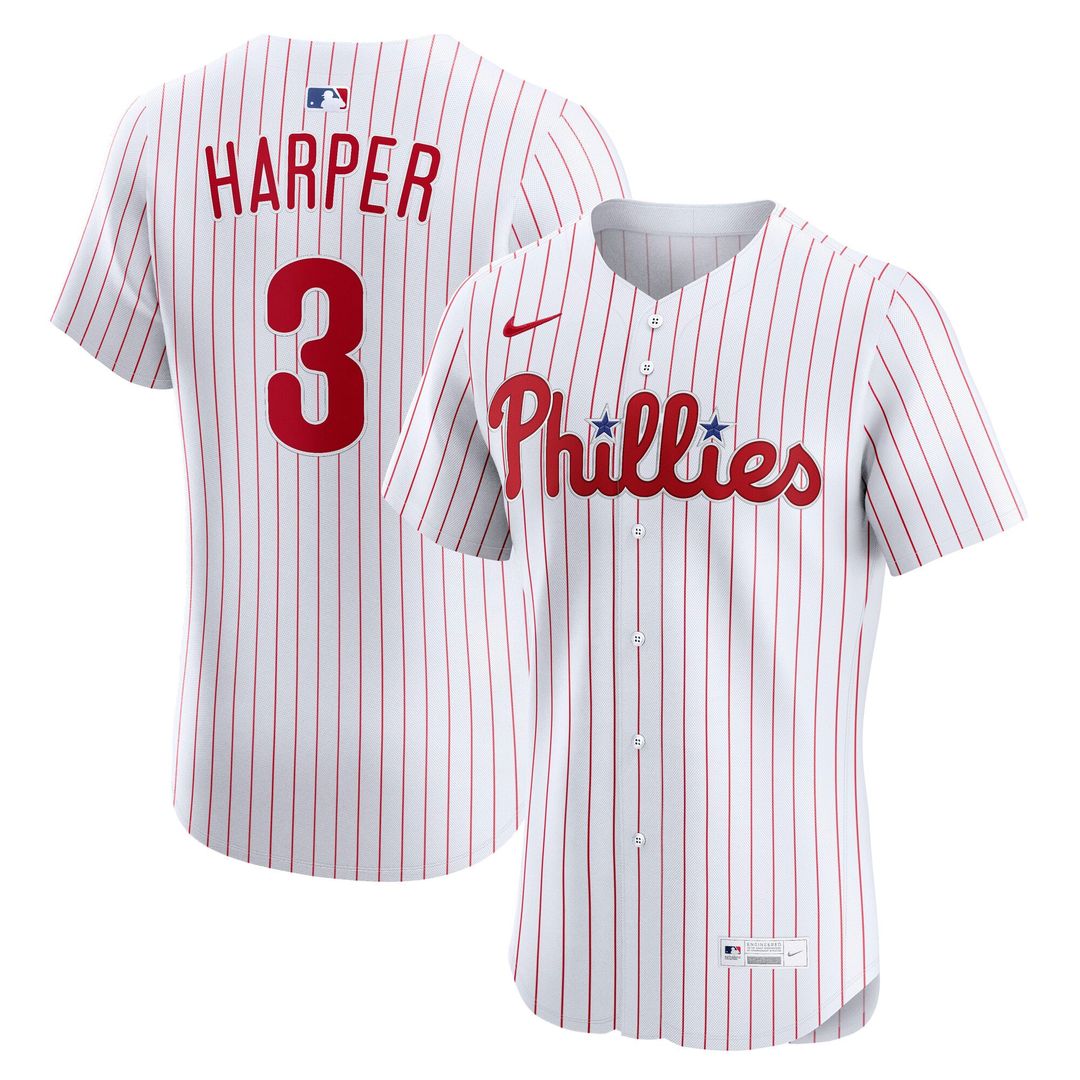 Bryce Harper Philadelphia Phillies Home Elite Jersey - White