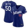 Mookie Betts Los Angeles Dodgers Women's Alternate Stadium Jersey - Royal