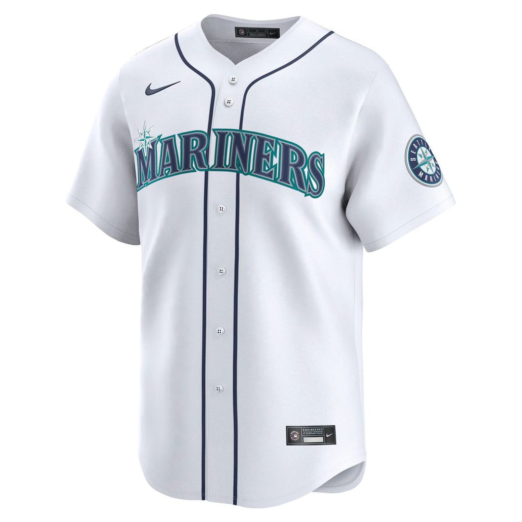 Cal Raleigh Seattle Mariners Home Limited Player Jersey - White