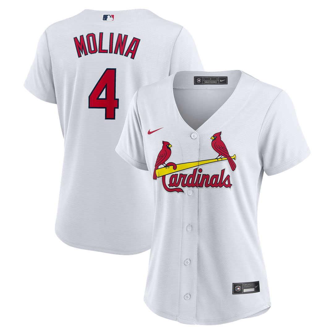 Yadier Molina St. Louis Cardinals Women's Home Replica Jersey - White