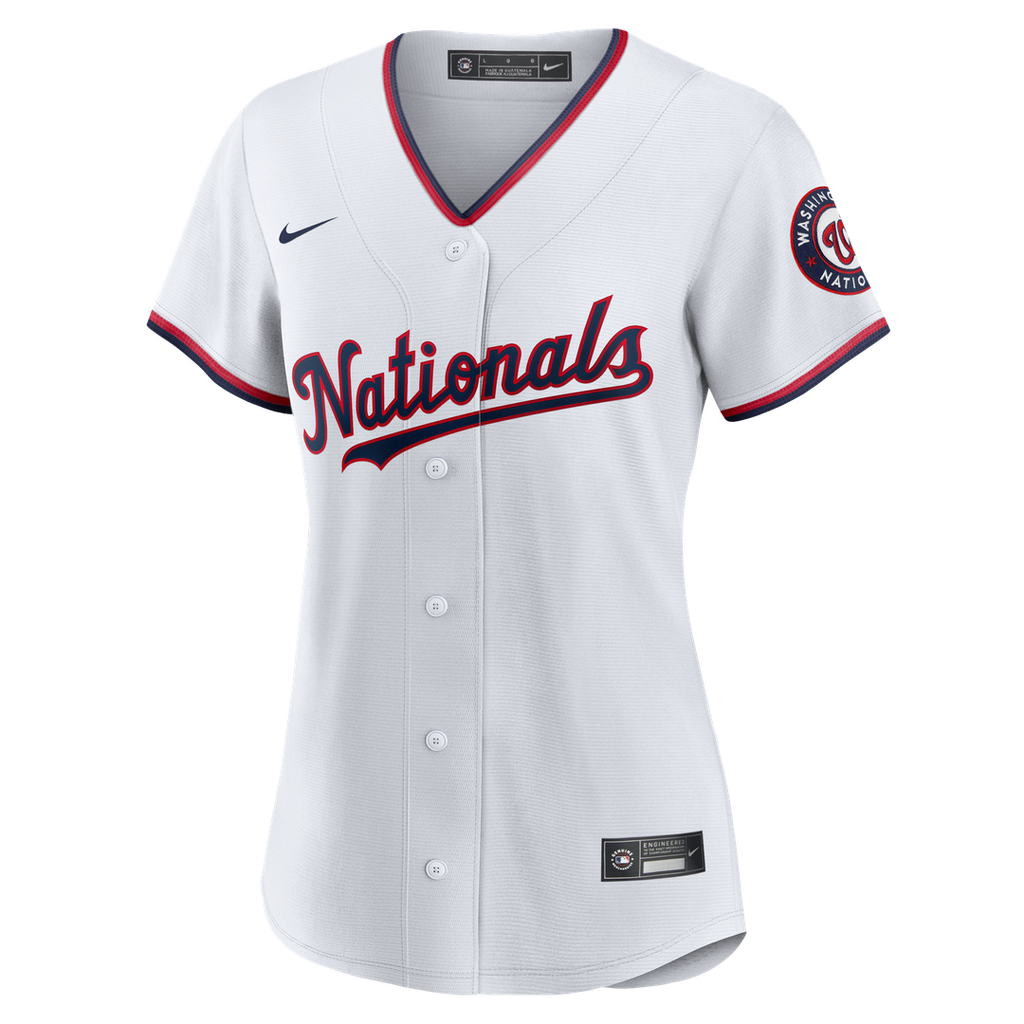 CJ Abrams Washington Nationals Women's Home Replica Player Jersey - White