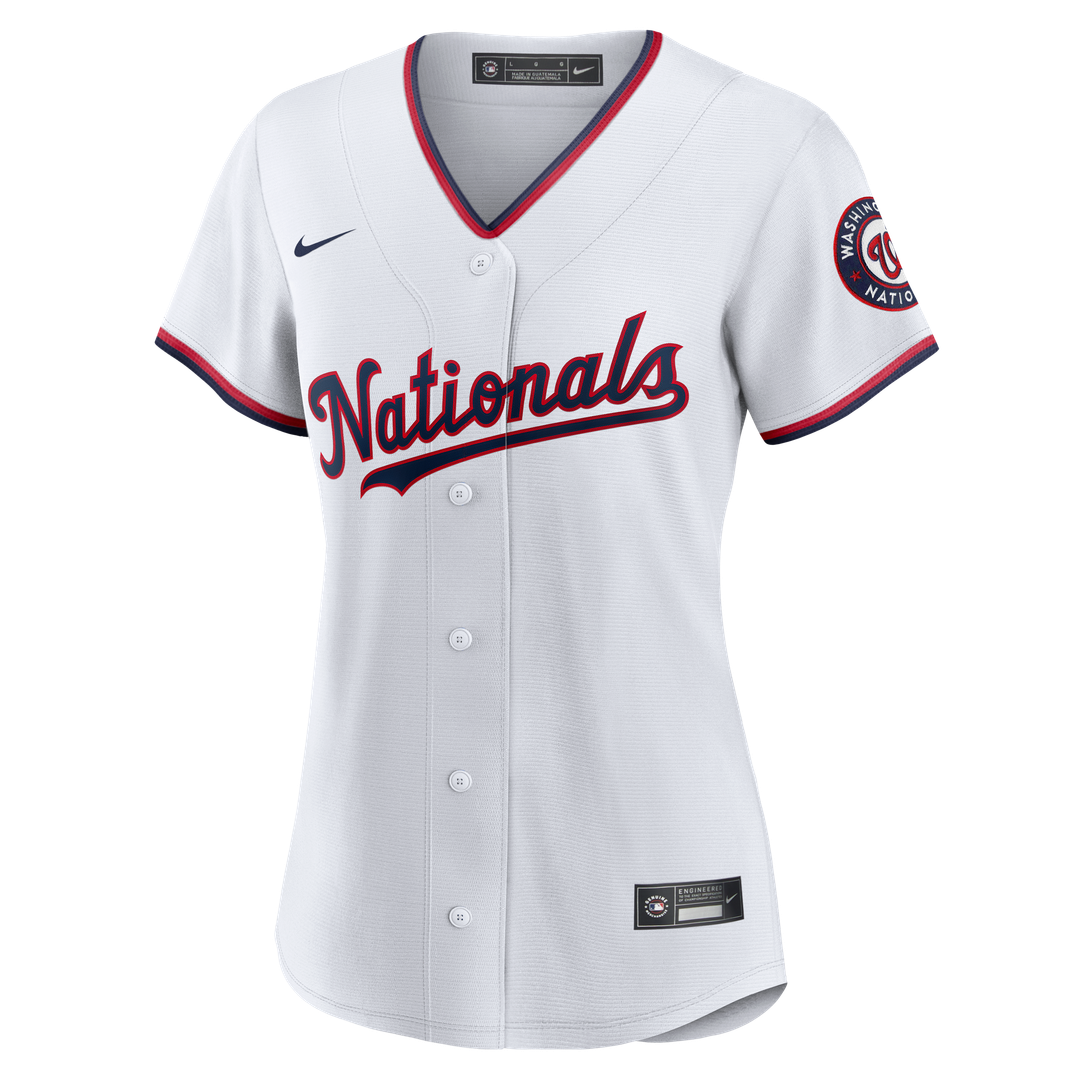 CJ Abrams Washington Nationals Women's Home Replica Player Jersey - White