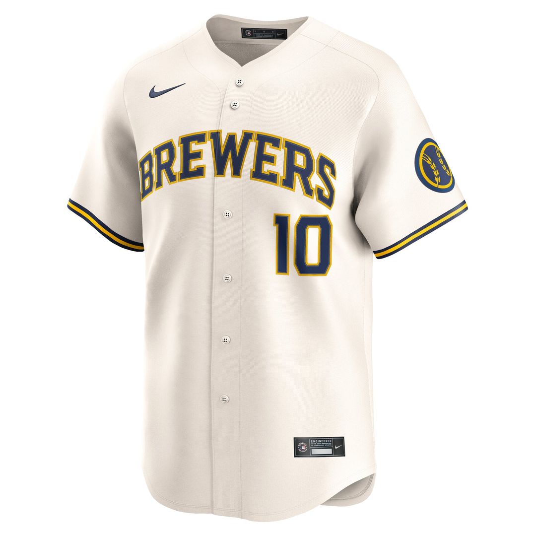 Sal Frelick Milwaukee Brewers Home Limited Player Jersey - Cream