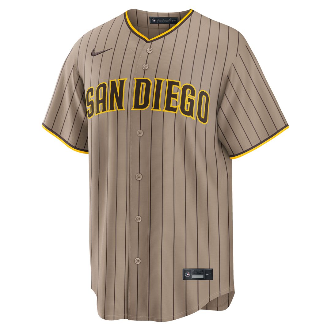 Jackson Merrill San Diego Padres Alternate Replica Jersey - Sand