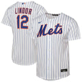 Francisco Lindor New York Mets Youth Home Replica Player Jersey - White