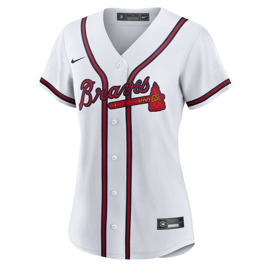 Austin Riley Atlanta Braves Women's Home Replica Jersey - White