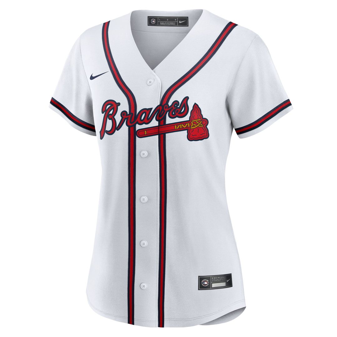 Austin Riley Atlanta Braves Women's Home Replica Jersey - White