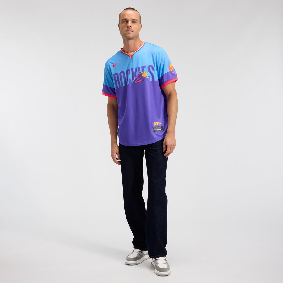 Colorado Rockies 2025 City Connect Limited Jersey - Purple/Light Blue