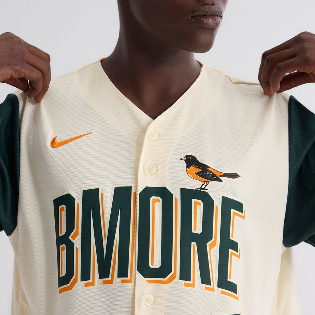 Jackson Holliday Baltimore Orioles 2026 City Connect Stadium Jersey - Cream